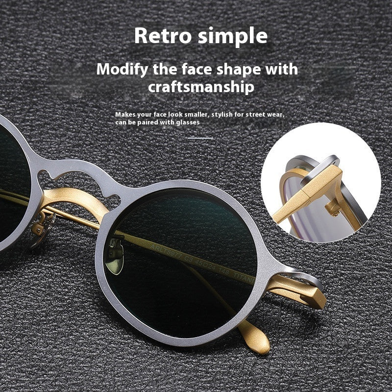 K Glasses Hanging Rack Retro Round Artistic Glasses Frame