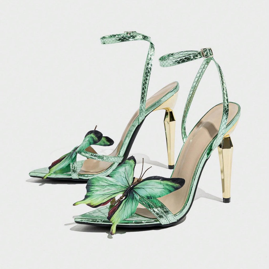 K Women's Three-dimensional Butterfly Sandals