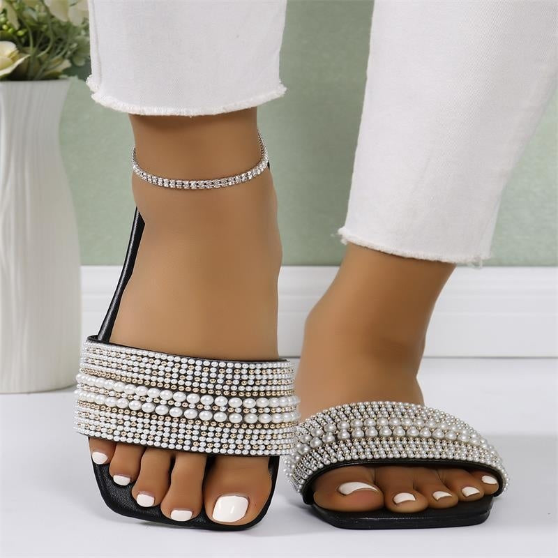 K Classic Style Flat Slippers