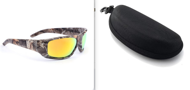 K Retro Camouflage Frame Polarized Glasses Outdoor Riding Shading