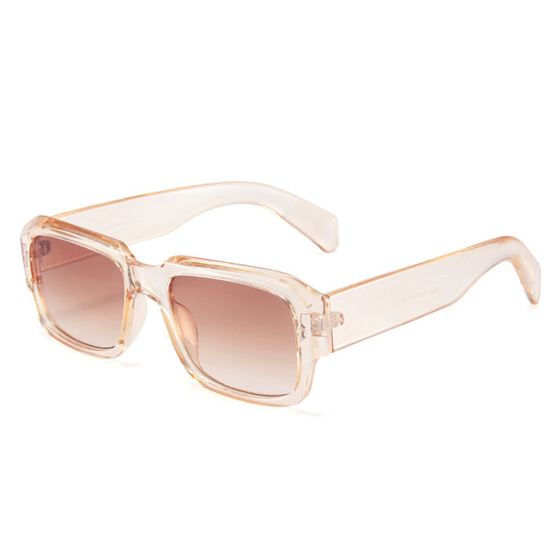 K Jelly Color Simple Retro Polygonal Glasses