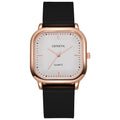 K Women's Silicone Strap Fashionable Rose Gold Watch