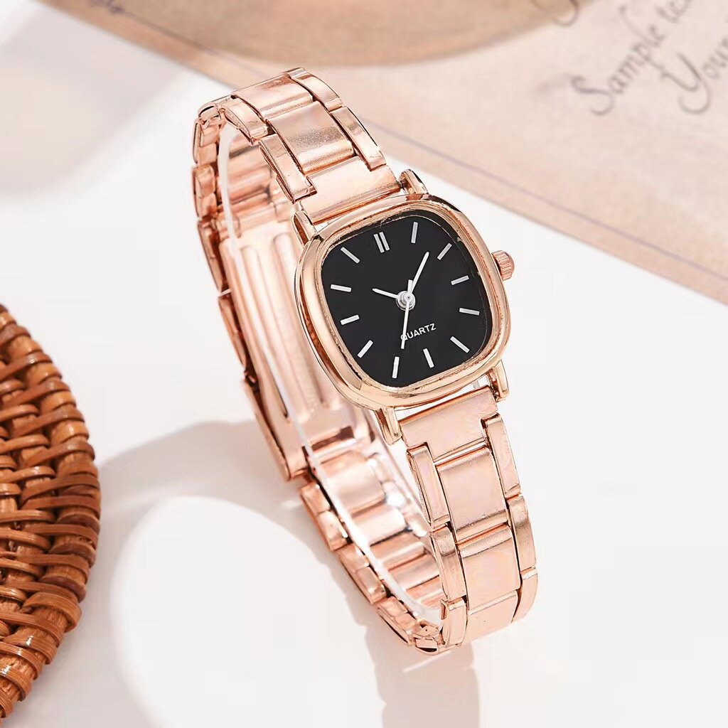 K Women's Alloy Square Roman Quartz Watch