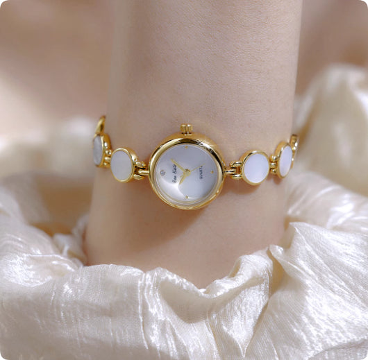 K Vintage Bracelet With Aurora-like Natural Shell Waterproof