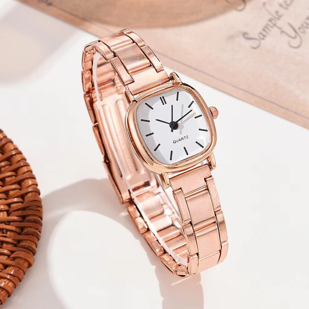 K Women's Alloy Square Roman Quartz Watch