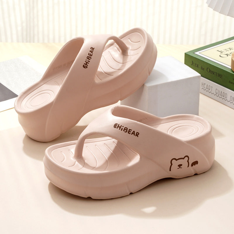 K Thick-soled resistant Slippers