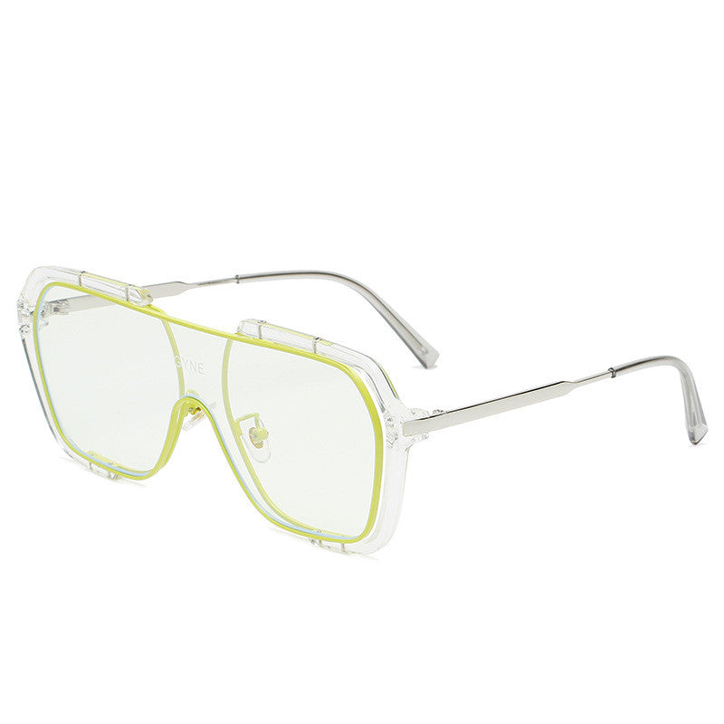 K Retro Yellow Sunglasses UV Protection Men Tide