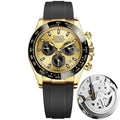 K Mechanical-Style Mens Watch With Calenda Quartz Watch