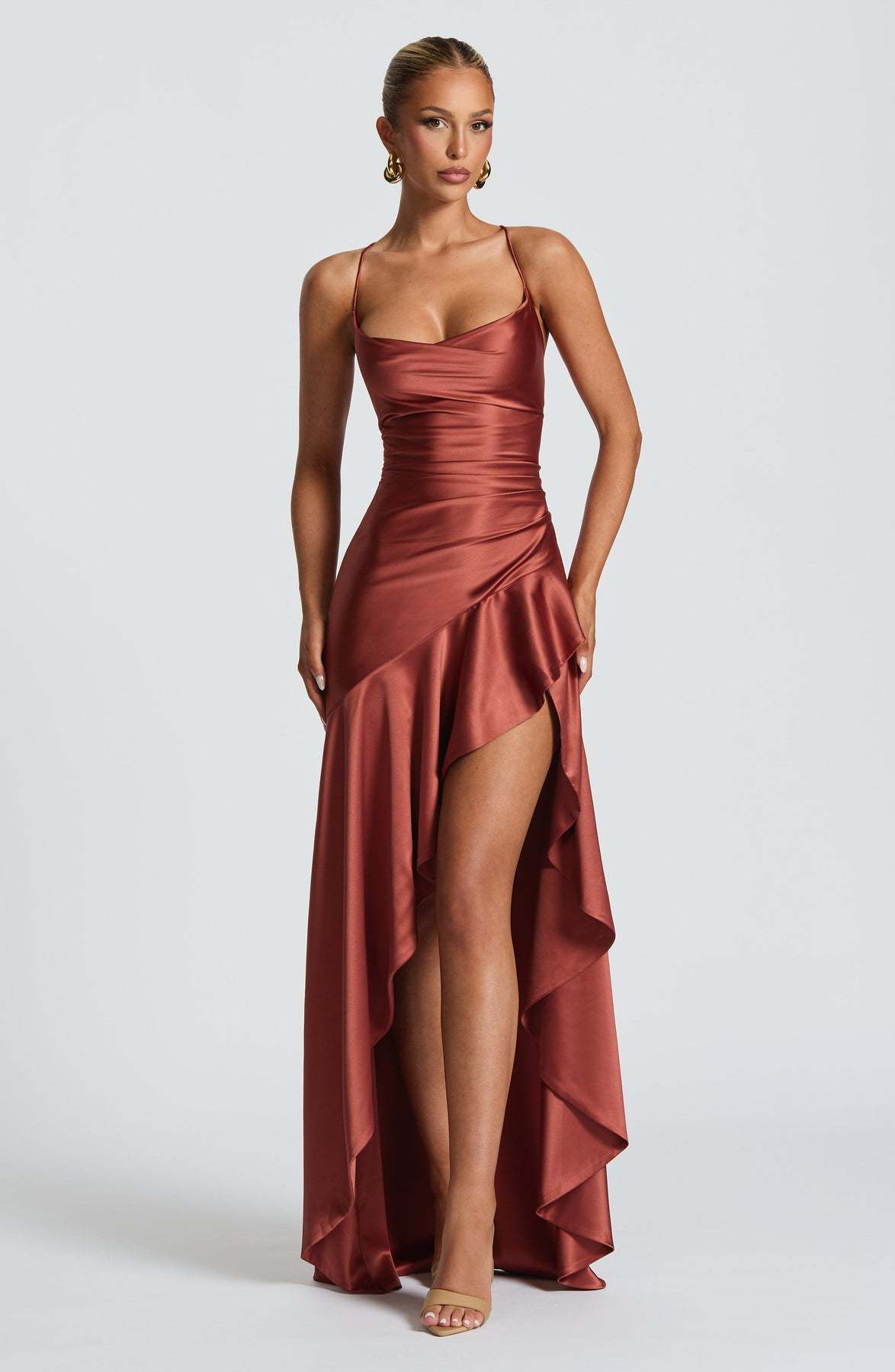 K Women's Backless Ruffles