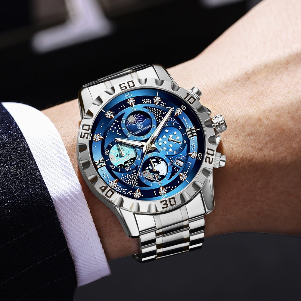 K Fully Automatic Waterproof Stylish Student Watch With A Luminous Dial And Calendar