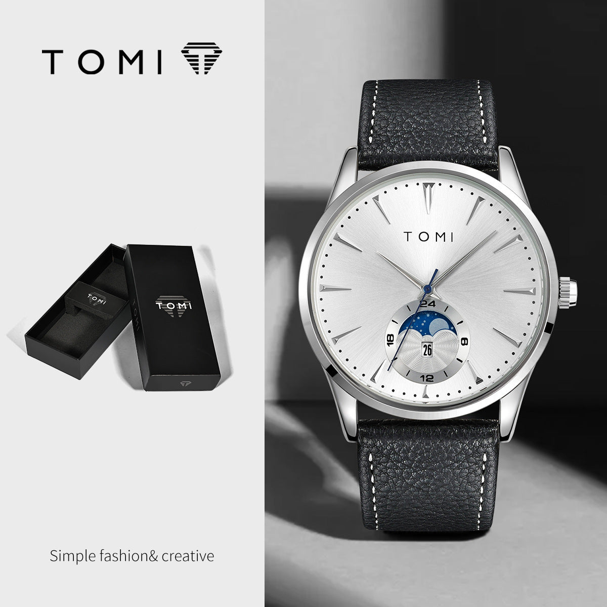 K Korean-style Fashionable Round Watch