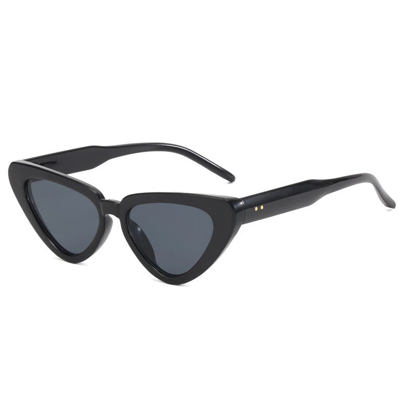 K Cat-eye Triangular Sunglasses For Women Fashionable UV Protection Shades