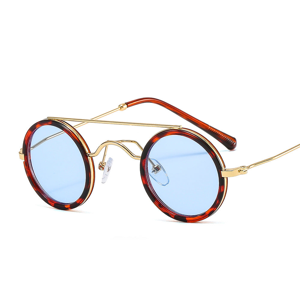 K Punk Small Round Rim Hip Hop Sunglasses