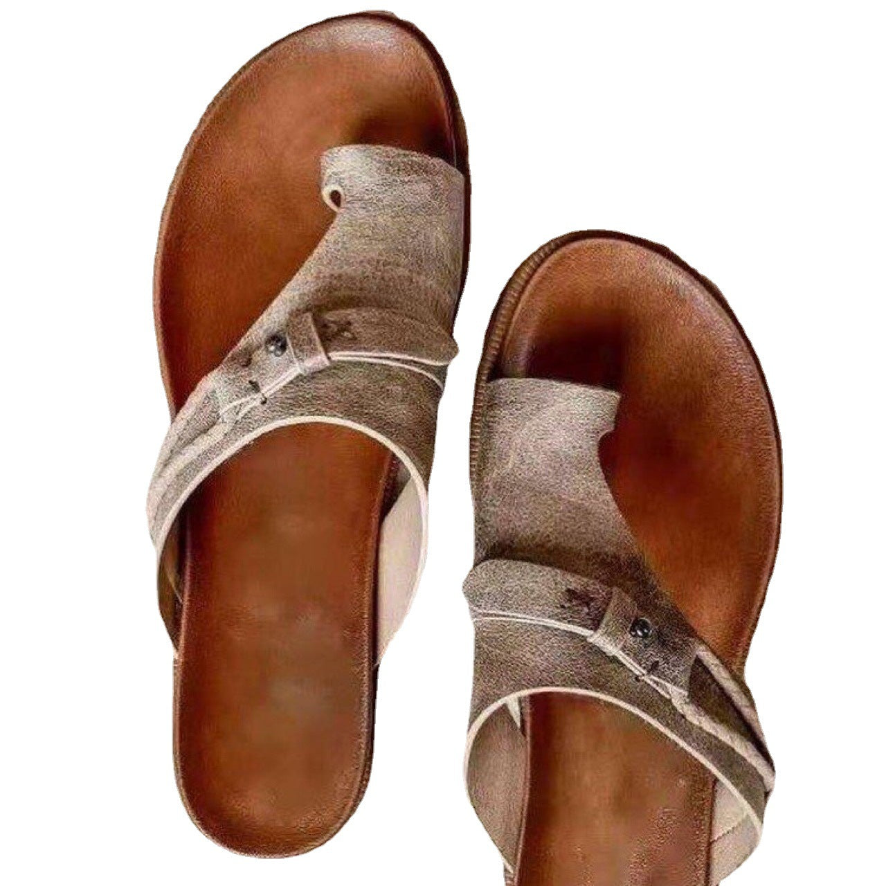 K Closed-Toe Slippers Comfortable All-Match