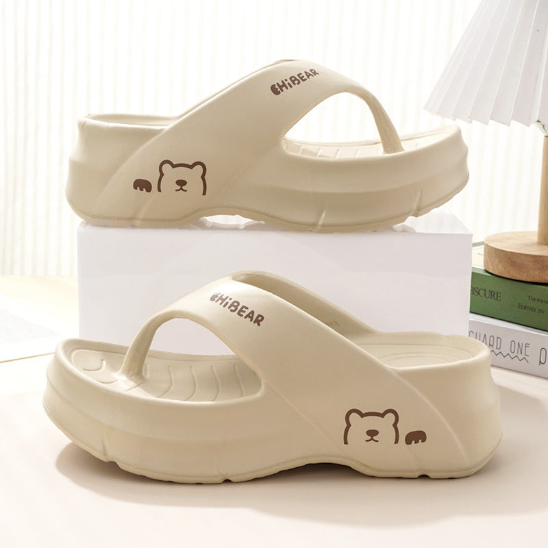 K Thick-soled resistant Slippers