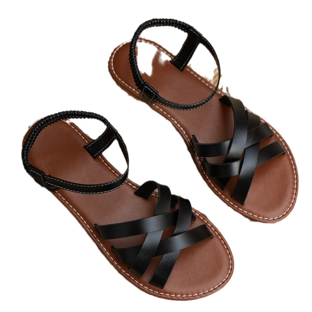 K Flat Bottomed Korean Sandals