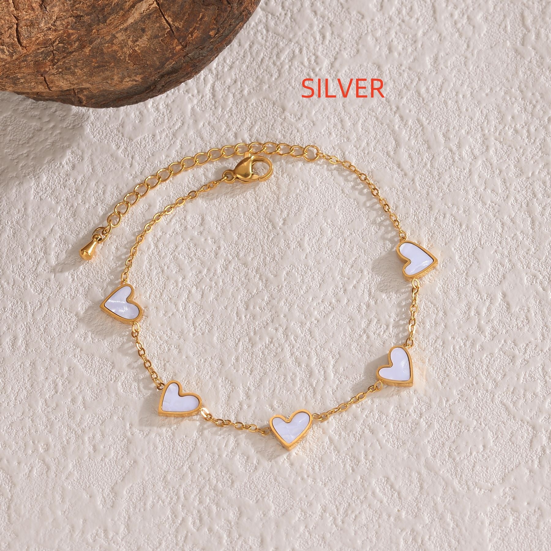 K Ins Love Bracelet  Stainless
