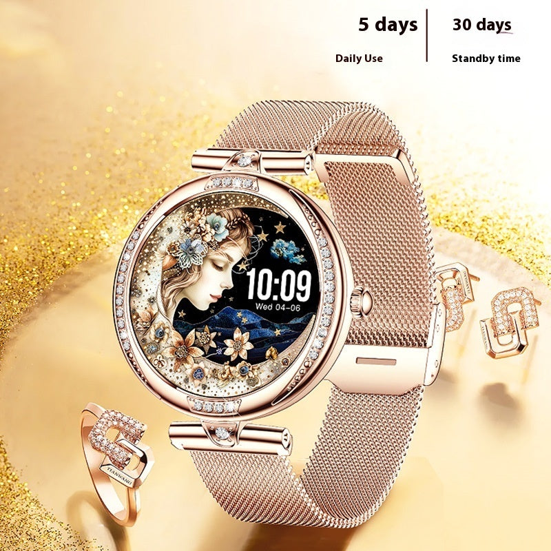 K Heart Rate Blood Oxygen Monitoring Bluetooth Calling Smart Watch