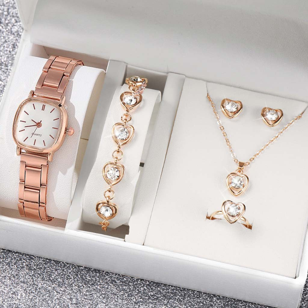 K Women's Alloy Square Roman Quartz Watch