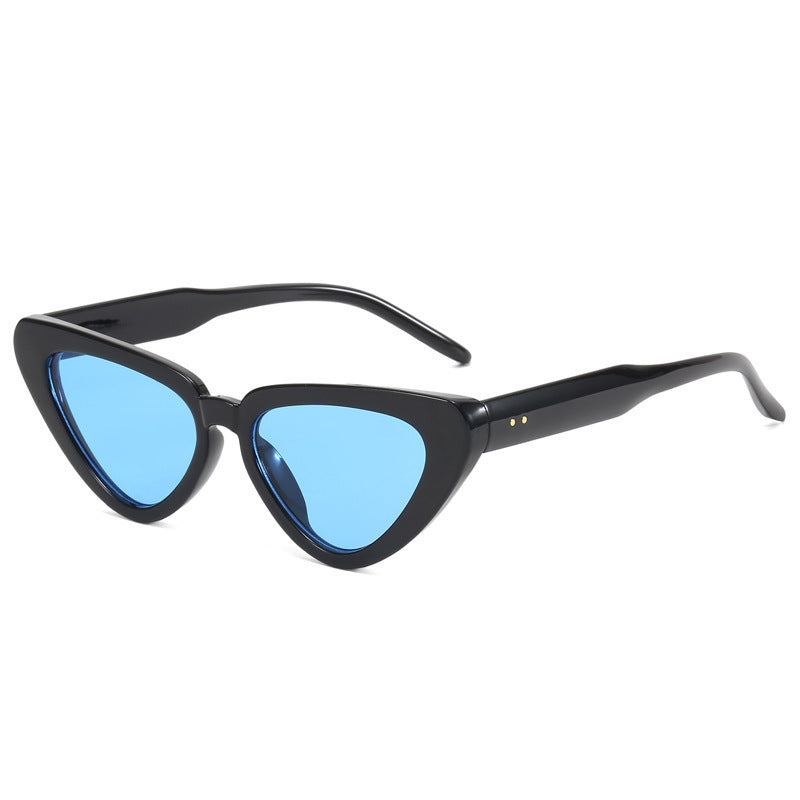 K Cat-eye Triangular Sunglasses For Women Fashionable UV Protection Shades