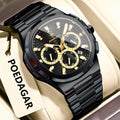 K Mens Waterproof Multifunctional Luminous Watch