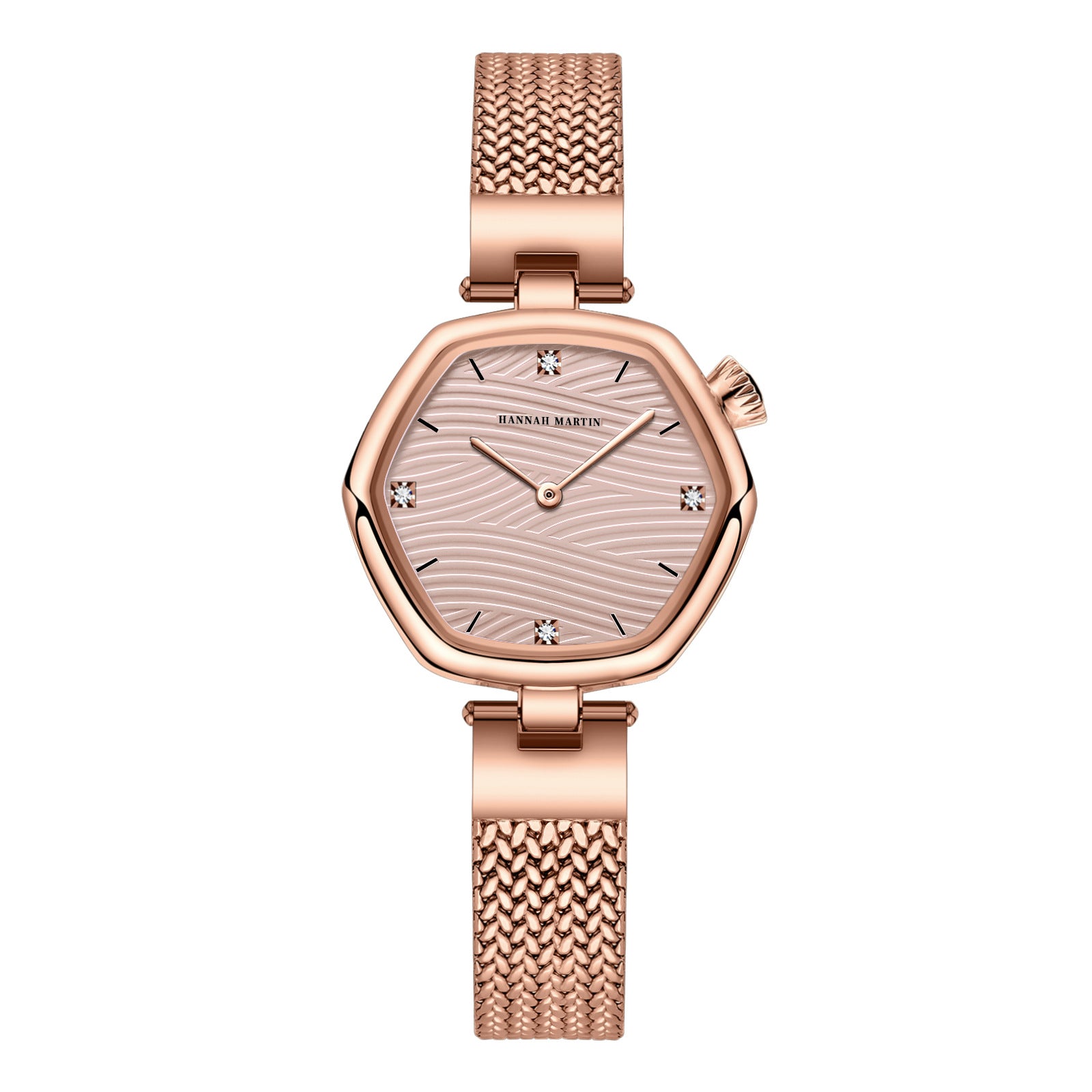 K Fashion Simple Hexagonal Movement Women's Watch
