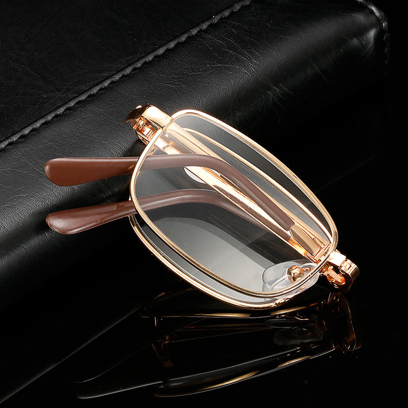 K Fashionable Folding Resin Glasses For The Elderly