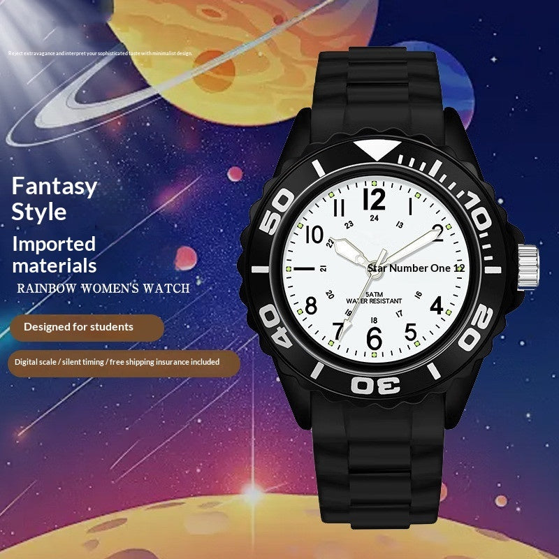 K Compact Quartz Sports Smart Couples Electronic Watch For Women