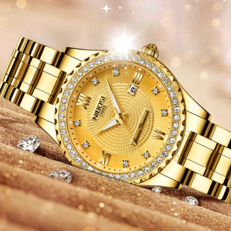 K Women's Ultra-thin Automatic Mechanical Luminous Waterproof Quartz Watch