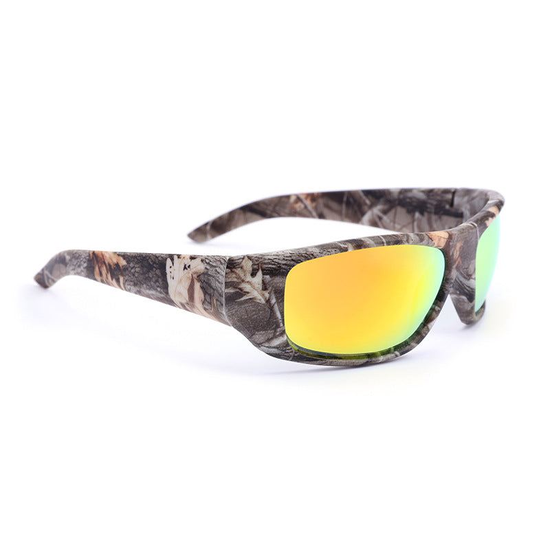 K Retro Camouflage Frame Polarized Glasses Outdoor Riding Shading