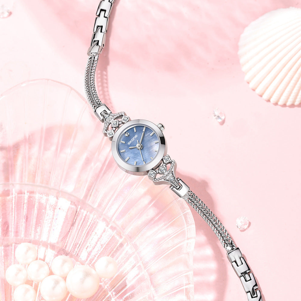 K Premium Small And Exquisite Waterproof Quartz Watch For Women