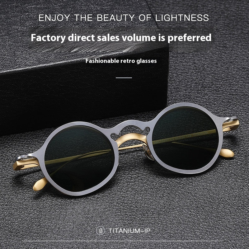 K Glasses Hanging Rack Retro Round Artistic Glasses Frame