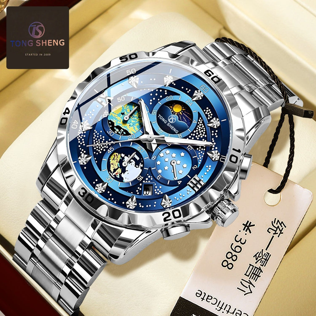 K Fully Automatic Waterproof Stylish Student Watch With A Luminous Dial And Calendar