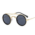 K Punk Small Round Rim Hip Hop Sunglasses
