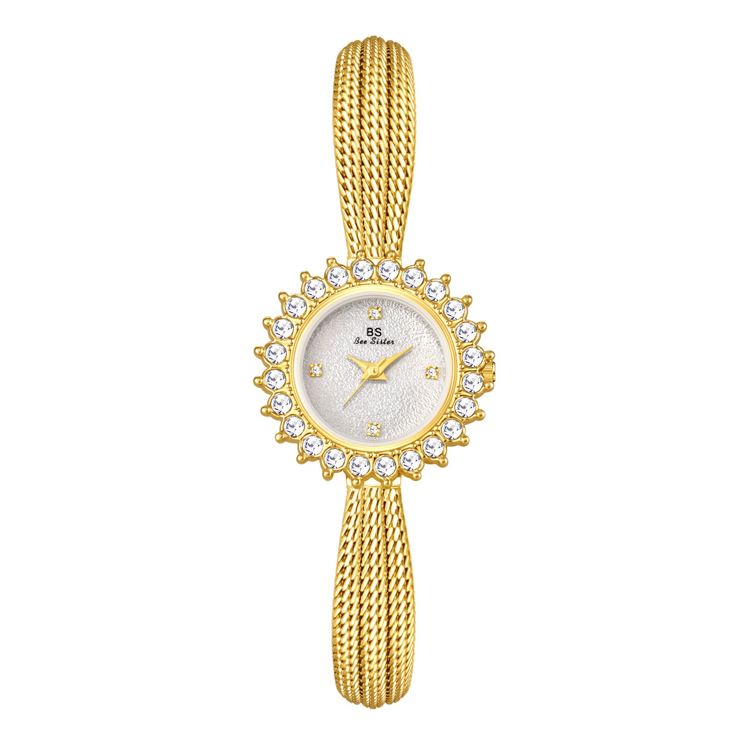 K Light-luxury Sun-patterned Gesang Flower Watch An Elegant Timepiece